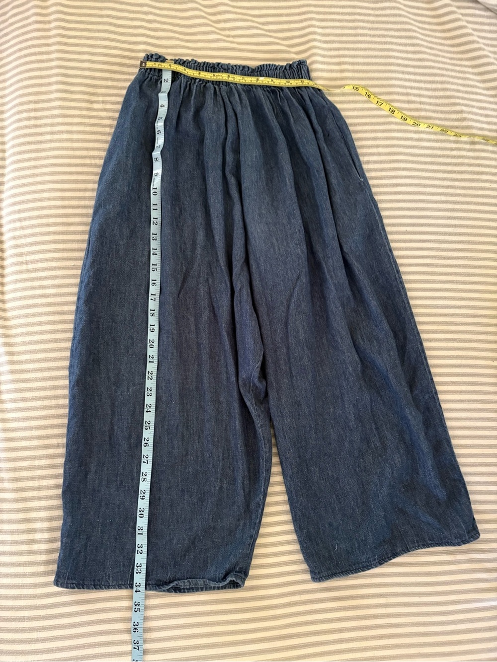 State The Label dark chambray denim pants - Picture 3 of 5